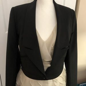 Low cut black LAMB jacket.